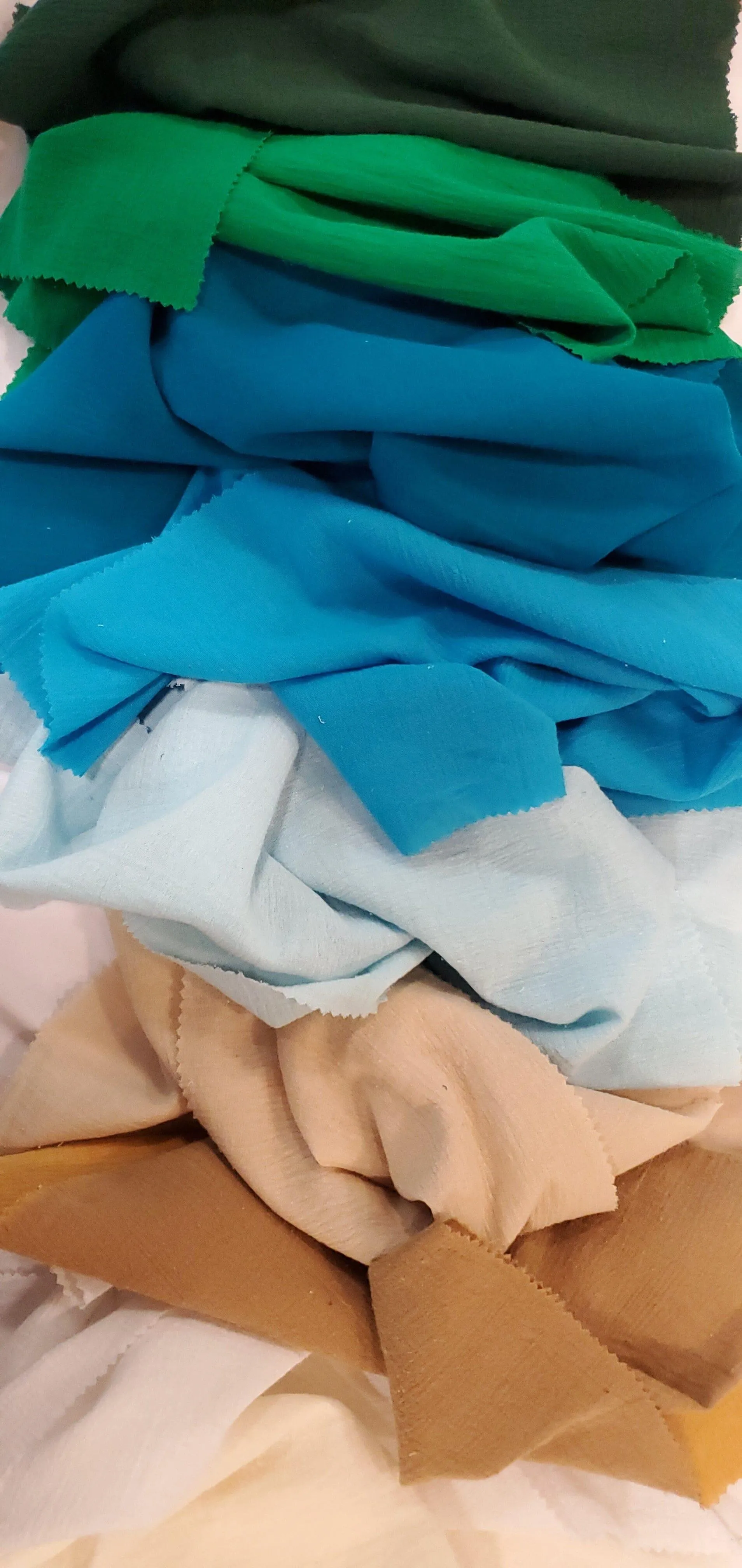 100% Cotton Gauze Fabric | Soft Lightweight Cotton Muslin | 48" Wide | Continuous Yard |