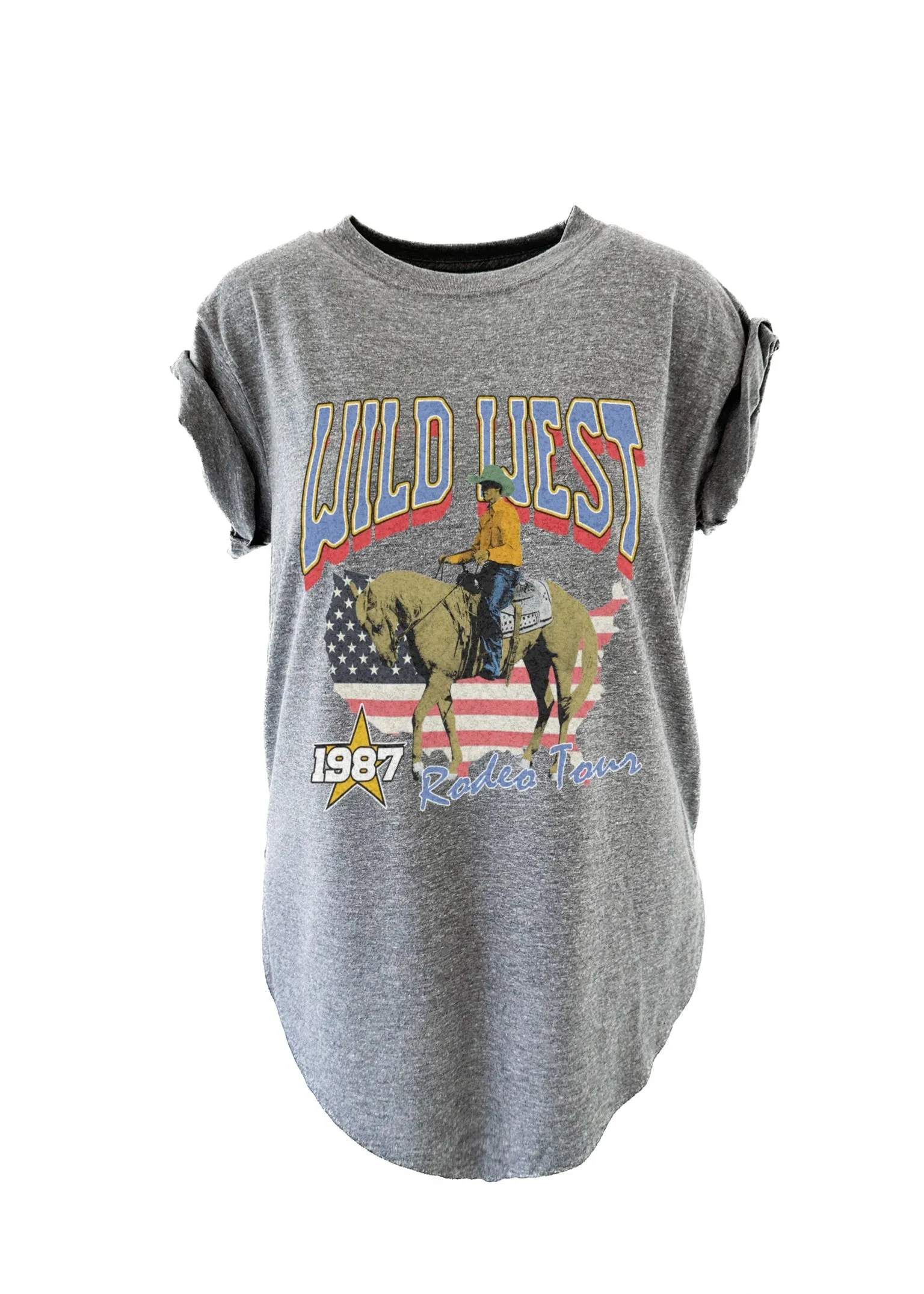 1987 WILD WEST SIDE SLIT TEE