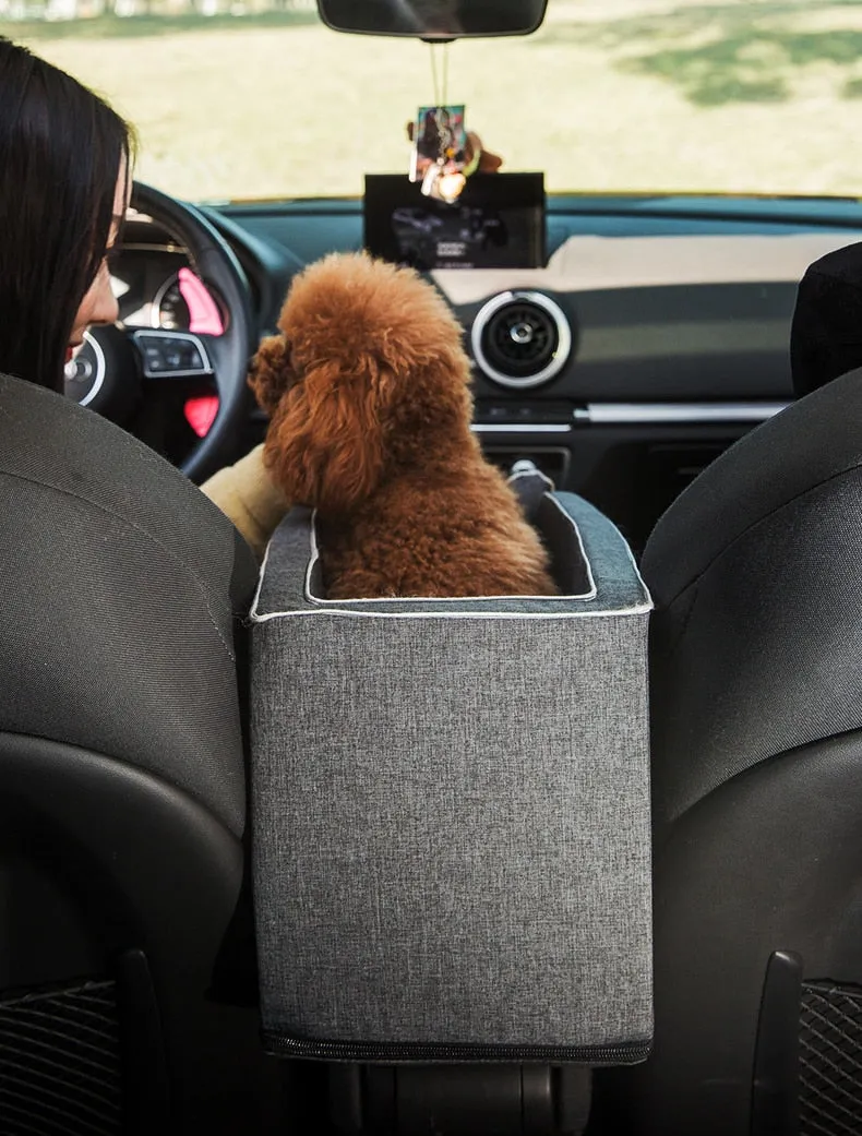 2-in-1 Portable Pet Carrier & Dog Car Seat Booster