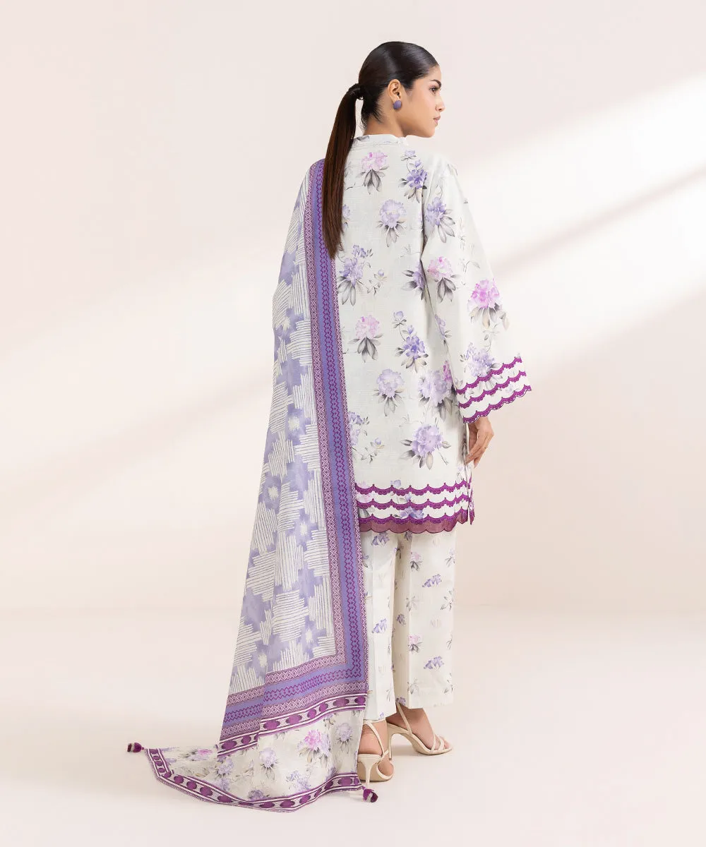 2 Piece - Printed Khaddar Suit