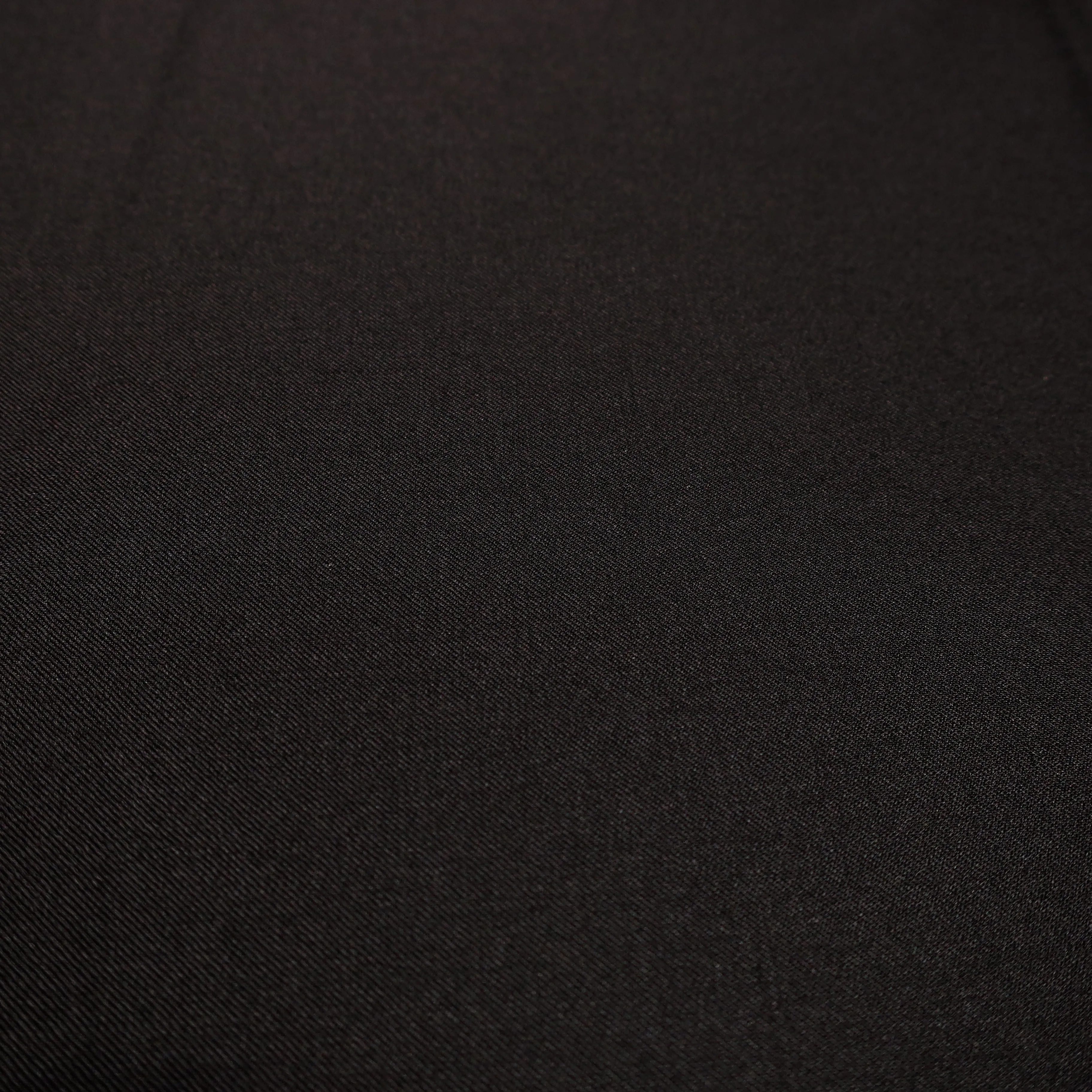 2 YDS Plain Black 100% Wool Loro Piana Fabric