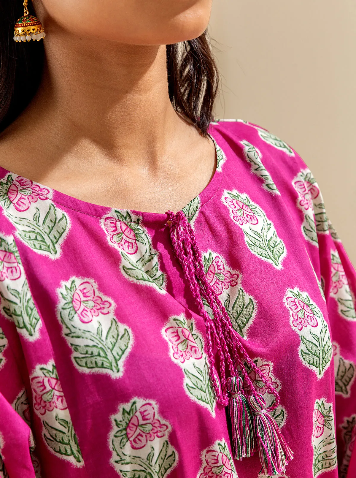 3 PIECE PRINTED LAWN SUIT - SERENE PINKS