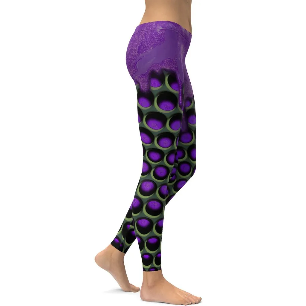 3D Industrial Print Leggings