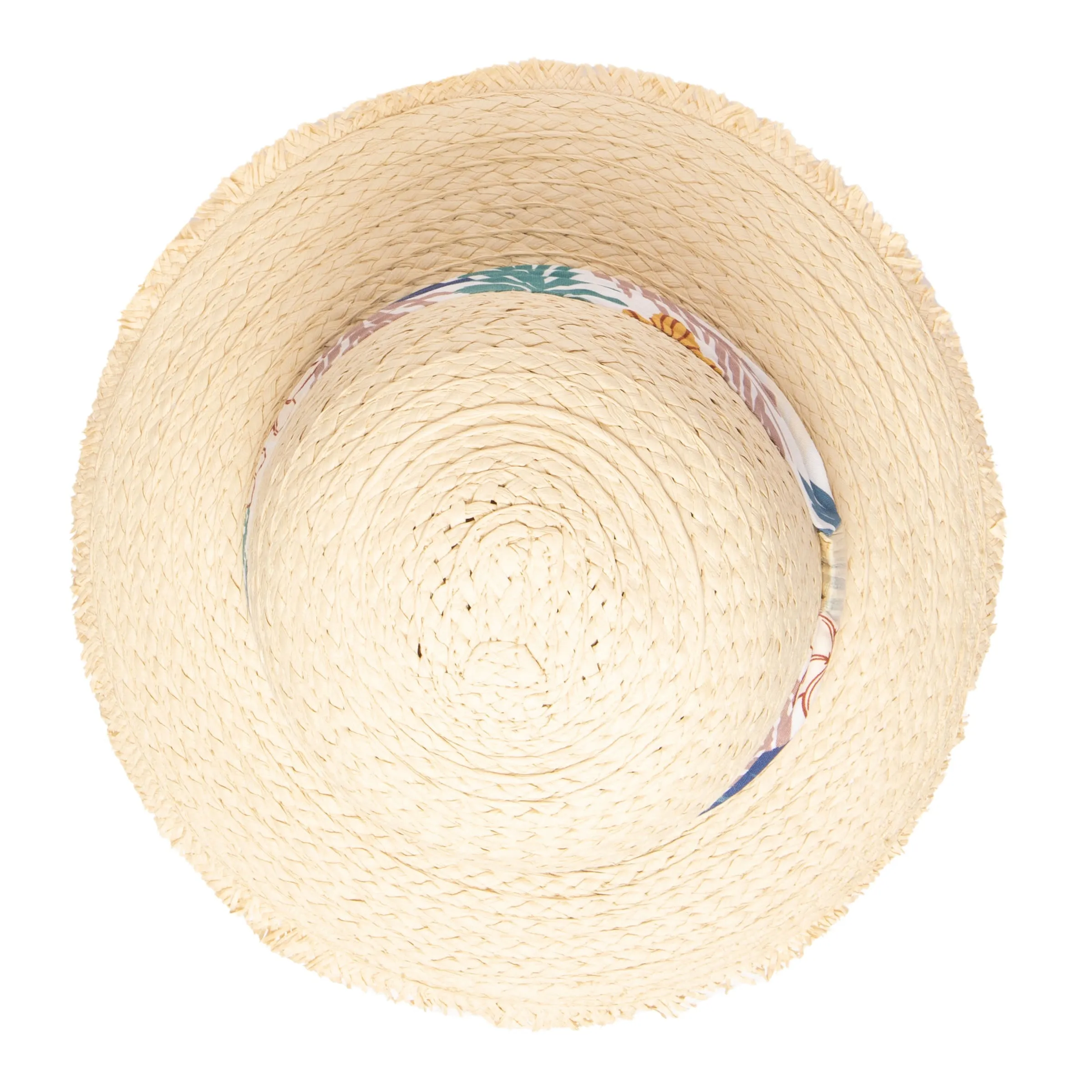 5-7 Year Old Kid Paperbraid Floppy Sun Hat