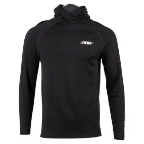 509  Black (2021) FZN Merino Hoodie Low-Profile Balaclava Hood Base Layer Level 2 Warmth