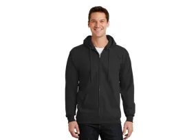 71. FMD - Port & Company® Essential Fleece Full-Zip Hooded Sweatshirt (TALL)