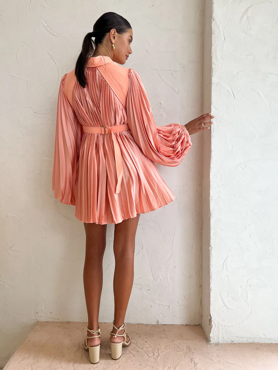 Acler George Dress in Coral