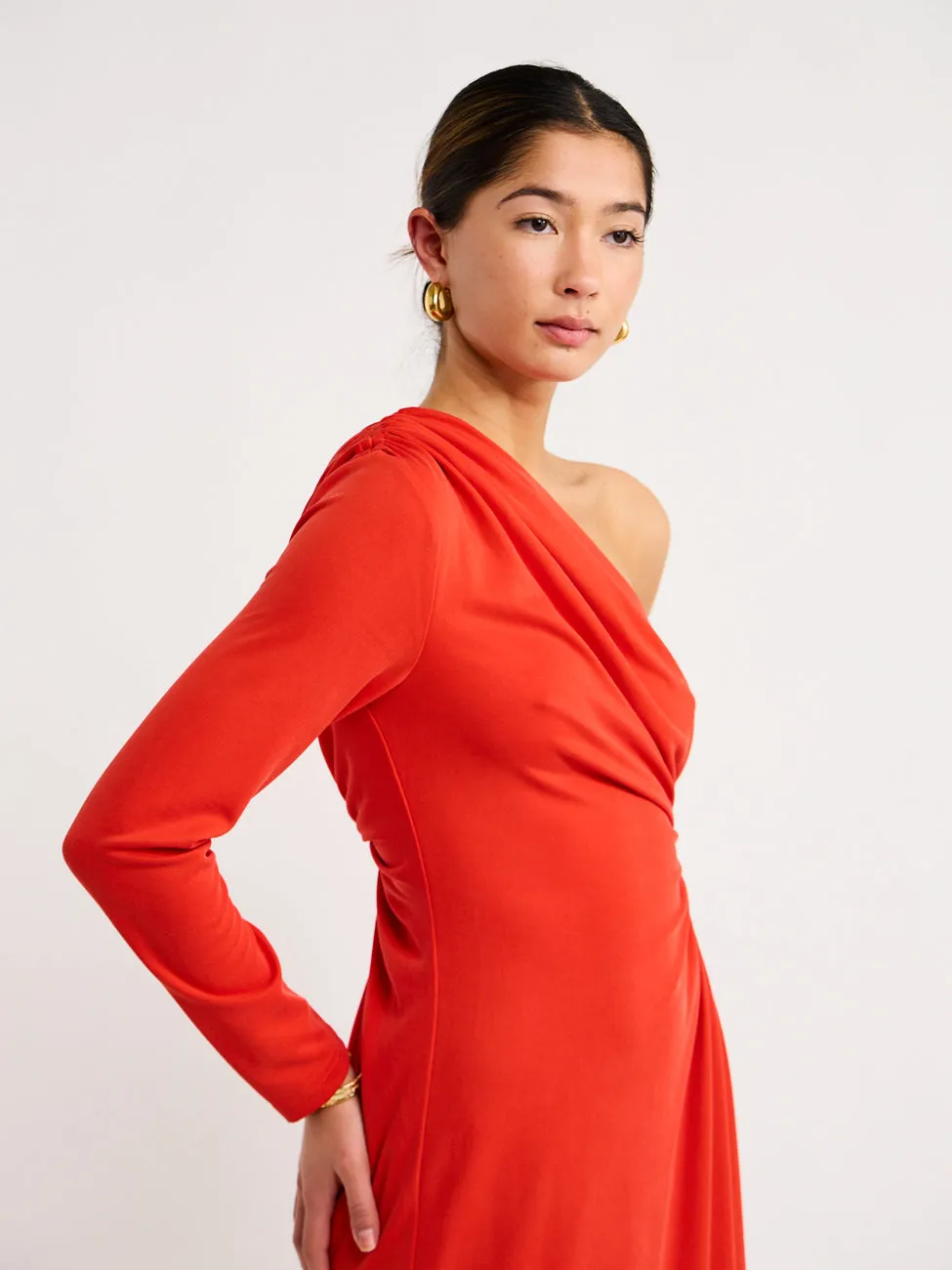 Acler Stanmore Dress in Scarlet