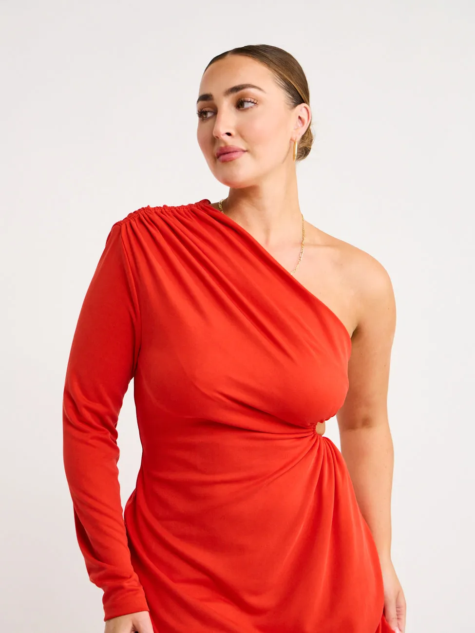 Acler Stanmore Dress in Scarlet