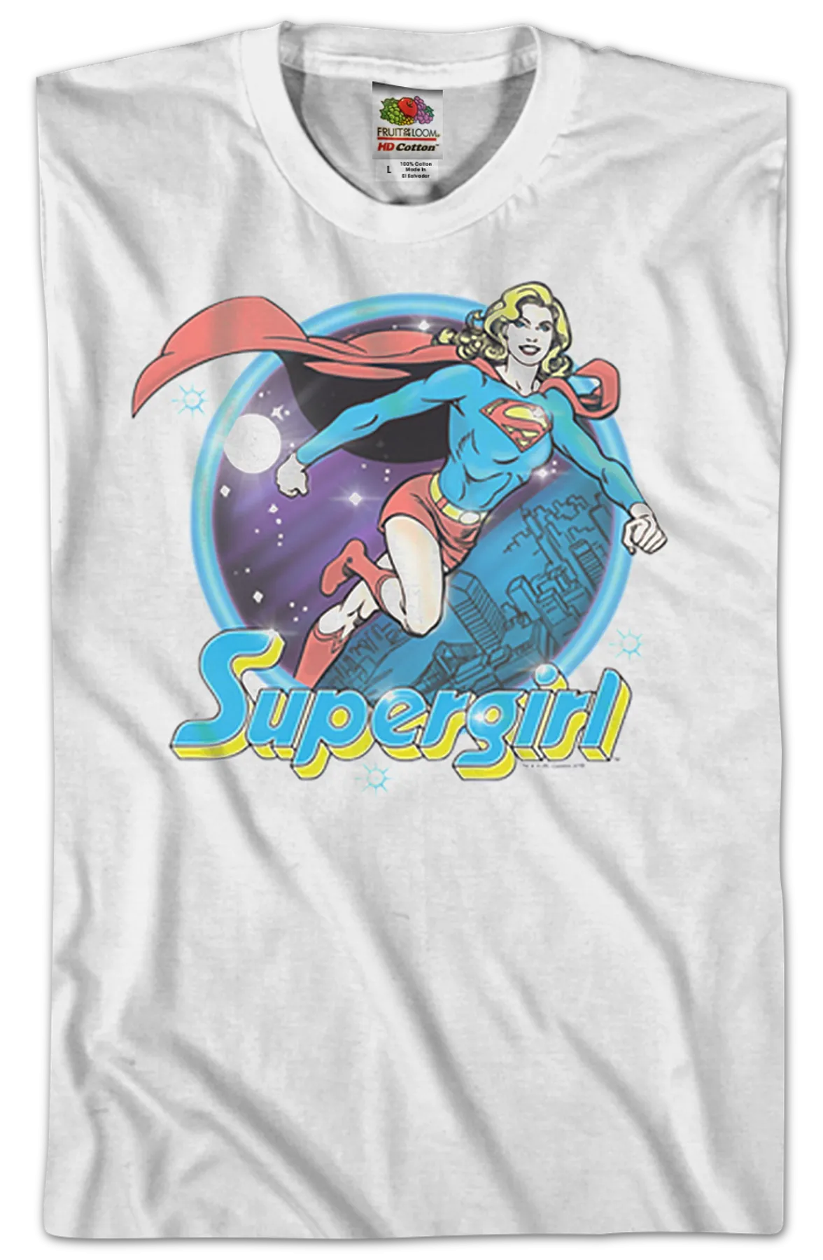 Airbrush Supergirl T-Shirt