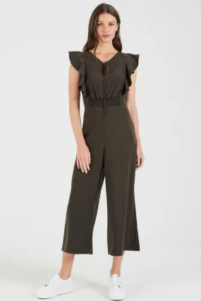 Alexa Tie Front Jumpsuit