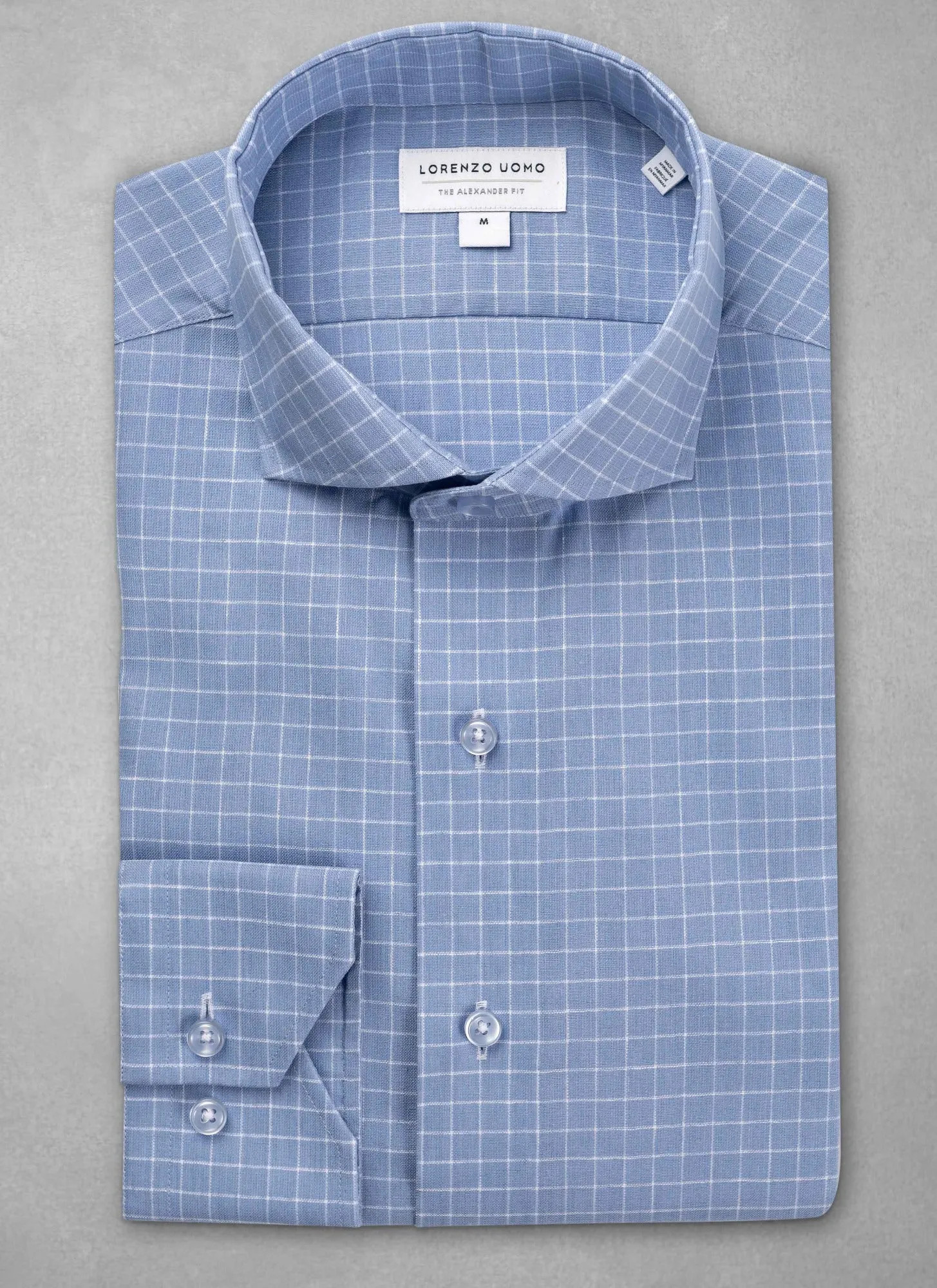 Alexander in Light Blue Check Shirt