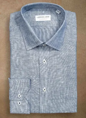 Alexander "Mille Rombi" Washed Denim Linen Shirt