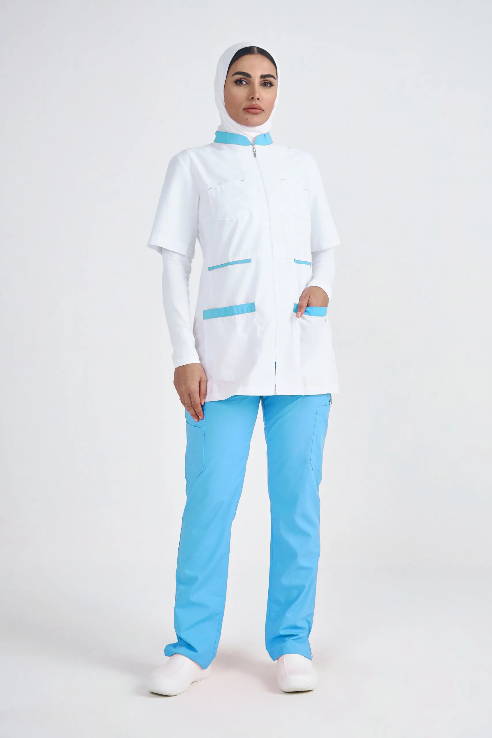 Alice Zippered Women's Scrub Suit