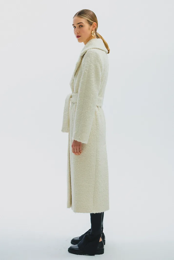 Alpaca Belted Coat