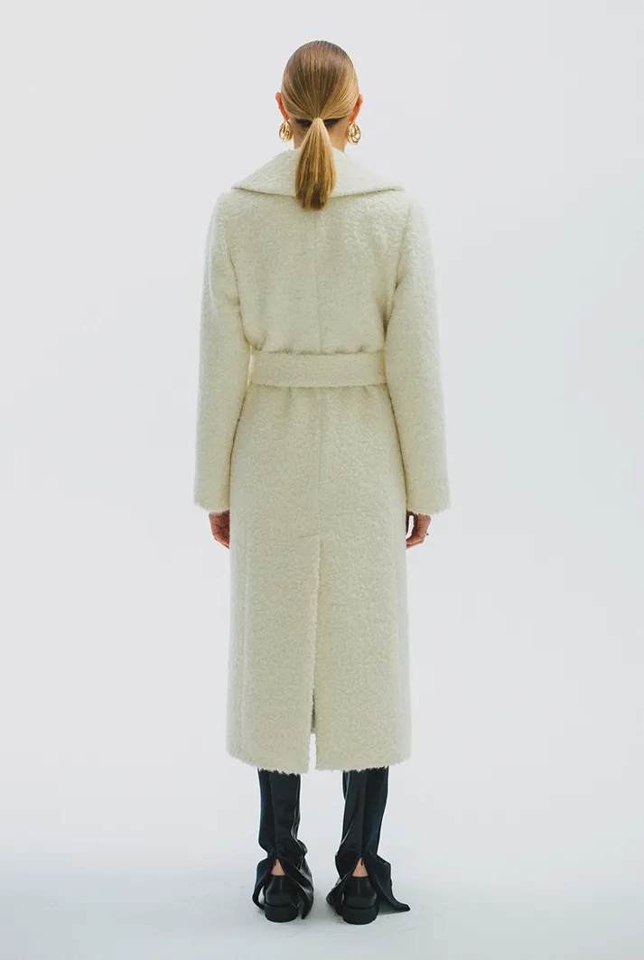 Alpaca Belted Coat