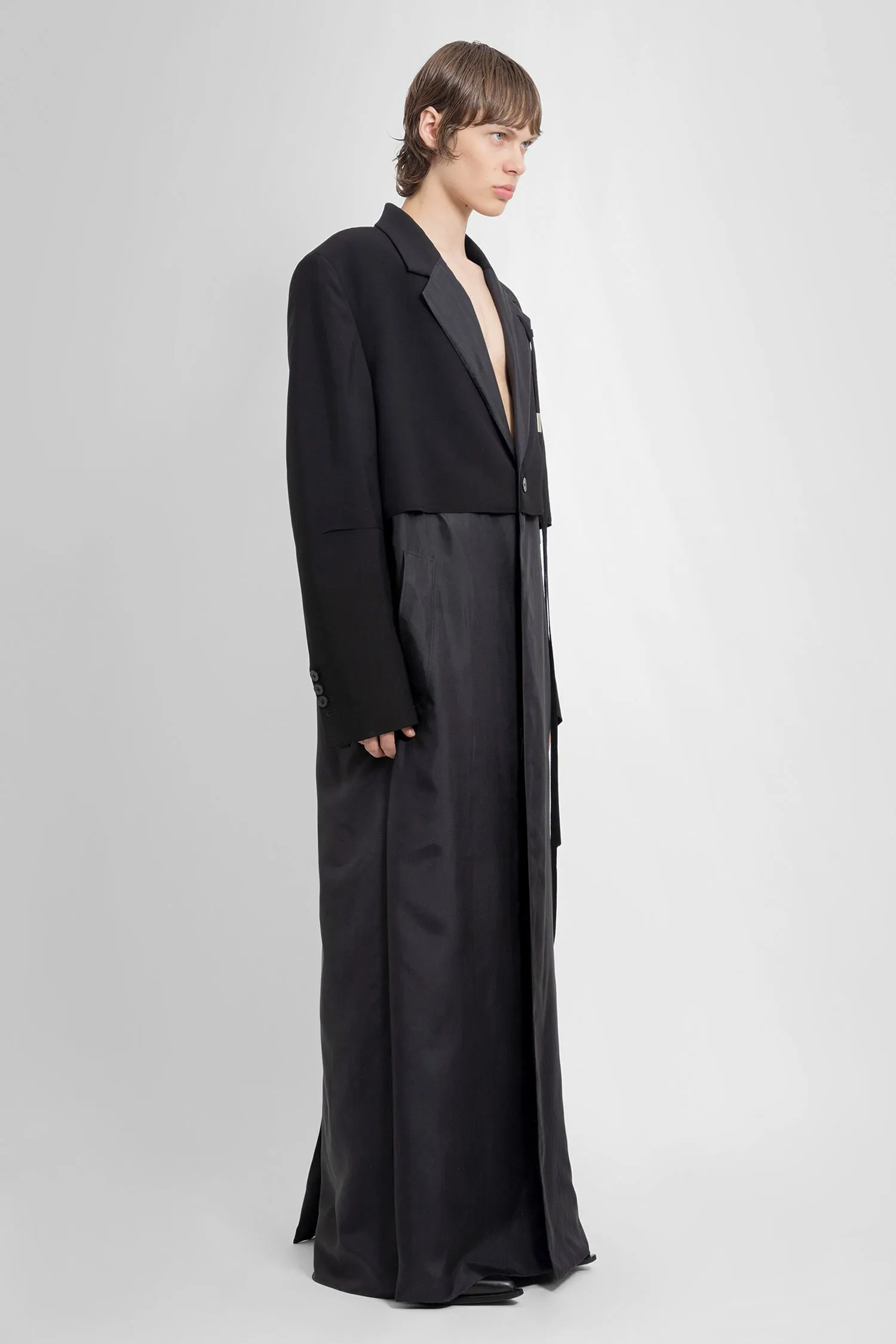 ANN DEMEULEMEESTER MAN BLACK COATS