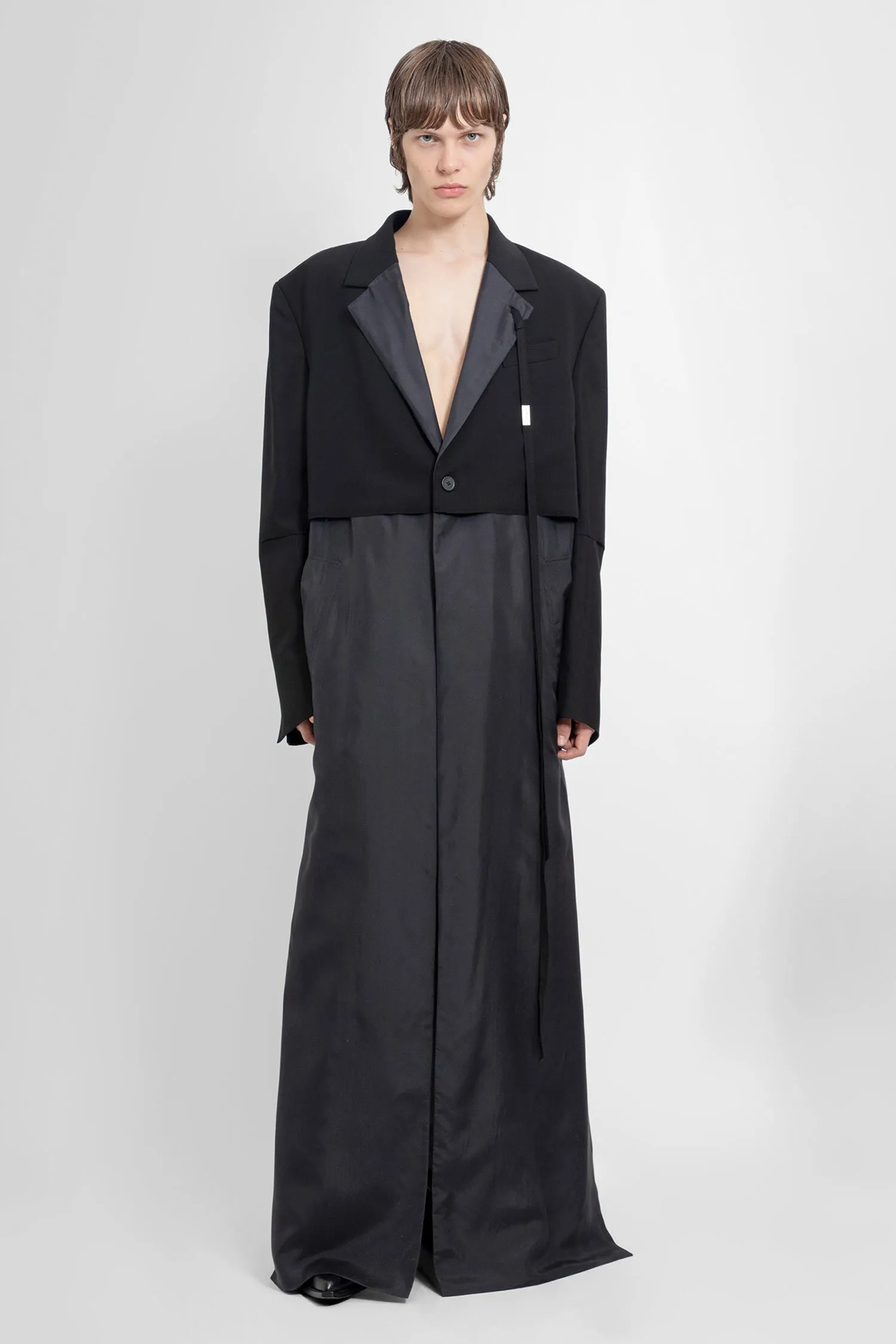 ANN DEMEULEMEESTER MAN BLACK COATS