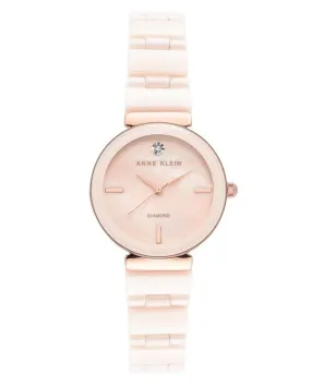 Anne Klein Light Pink Mother of Pearl Dial Ladies Watch AK/3392LPRG