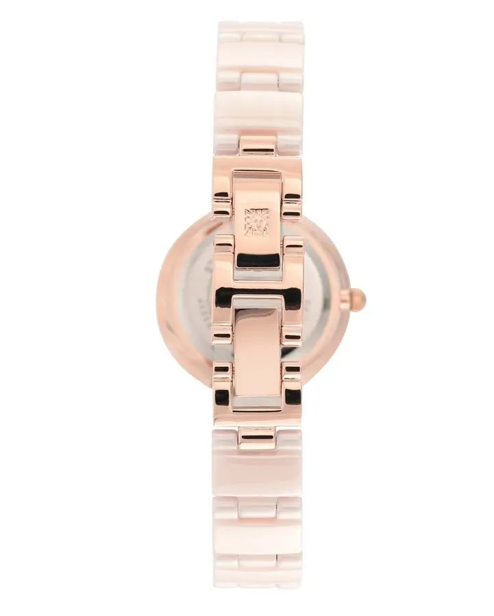 Anne Klein Light Pink Mother of Pearl Dial Ladies Watch AK/3392LPRG