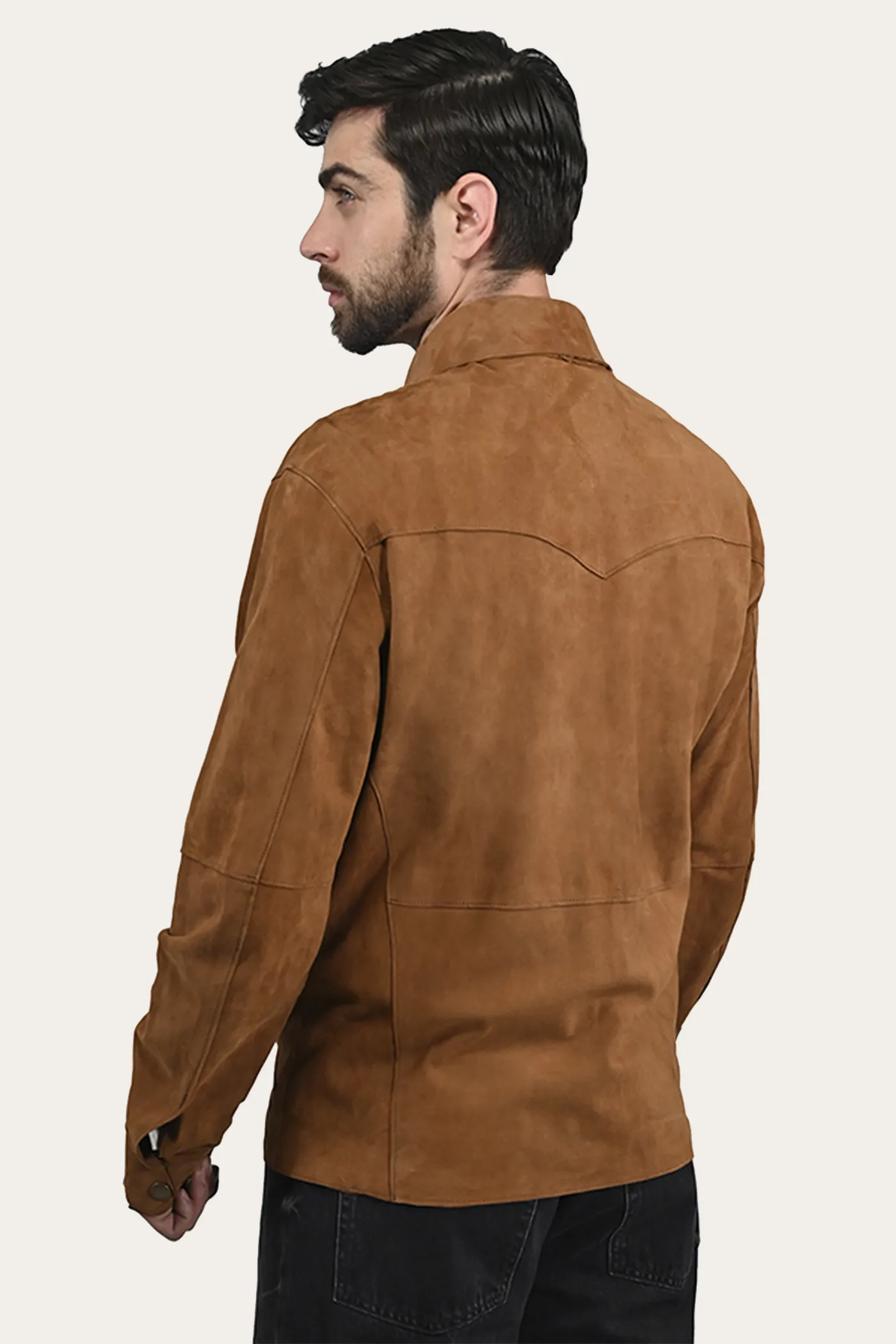 Authentic Soft Goat Suede Leather Shacket