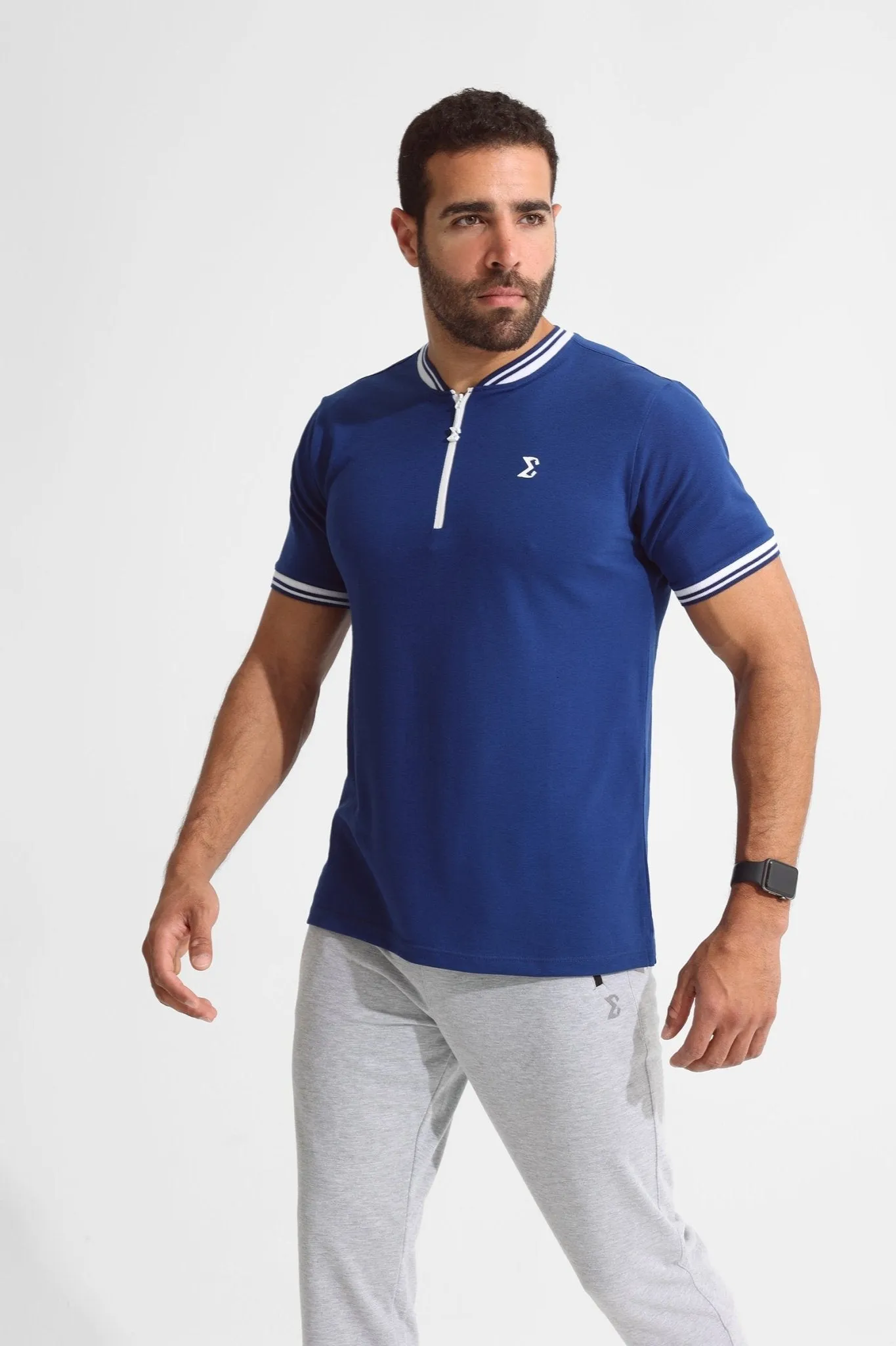 Bellwether Blue Surf Z Polo T-shirt