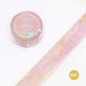 BGM Pink Heart Washi Tape