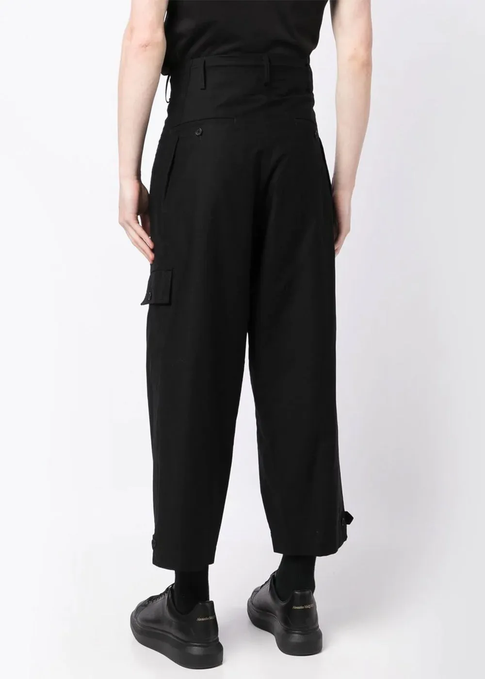 Black Cropped Trousers