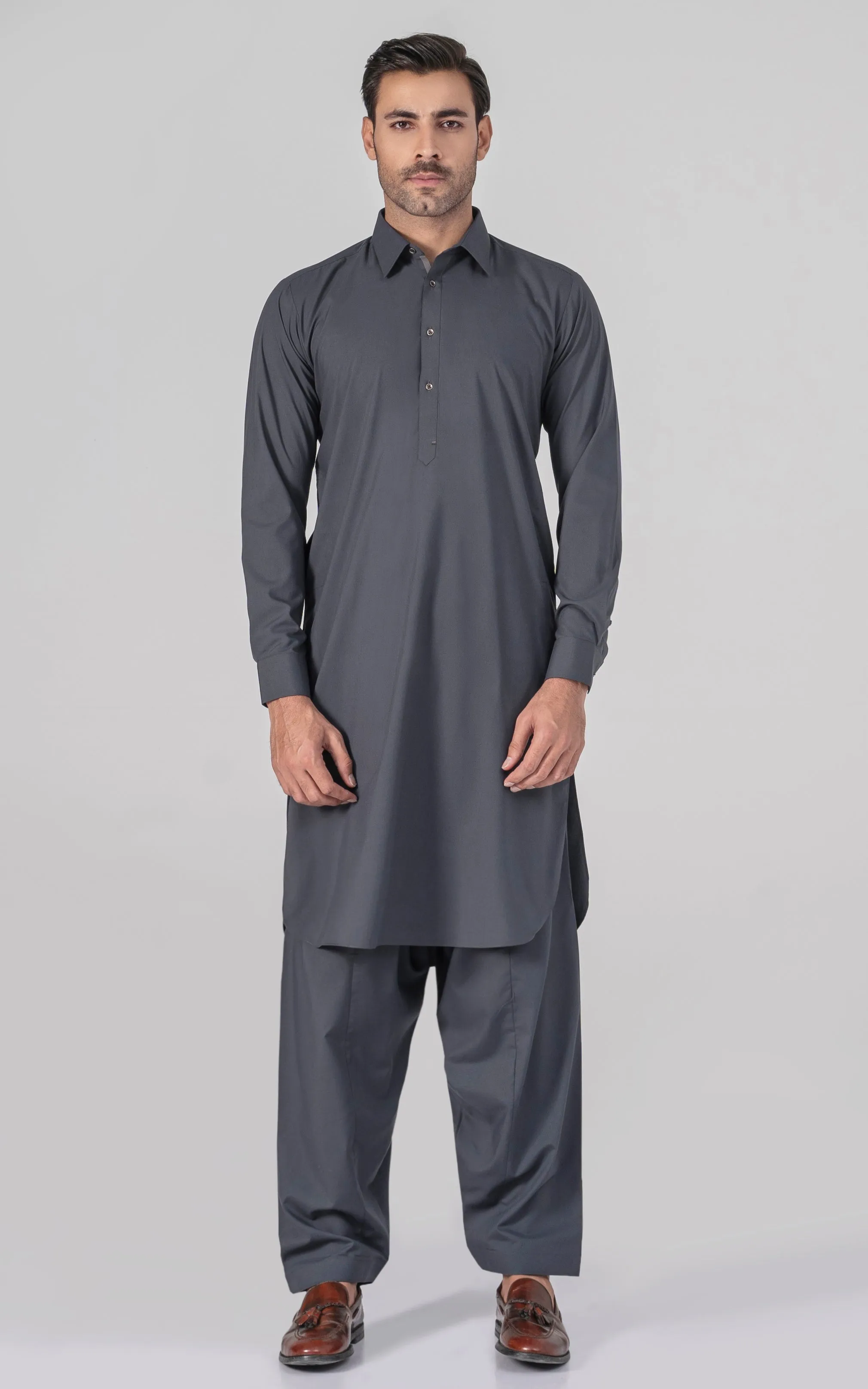 BLENDED WASH & WEAR - CLASSIC COLLECTION DARK GREY