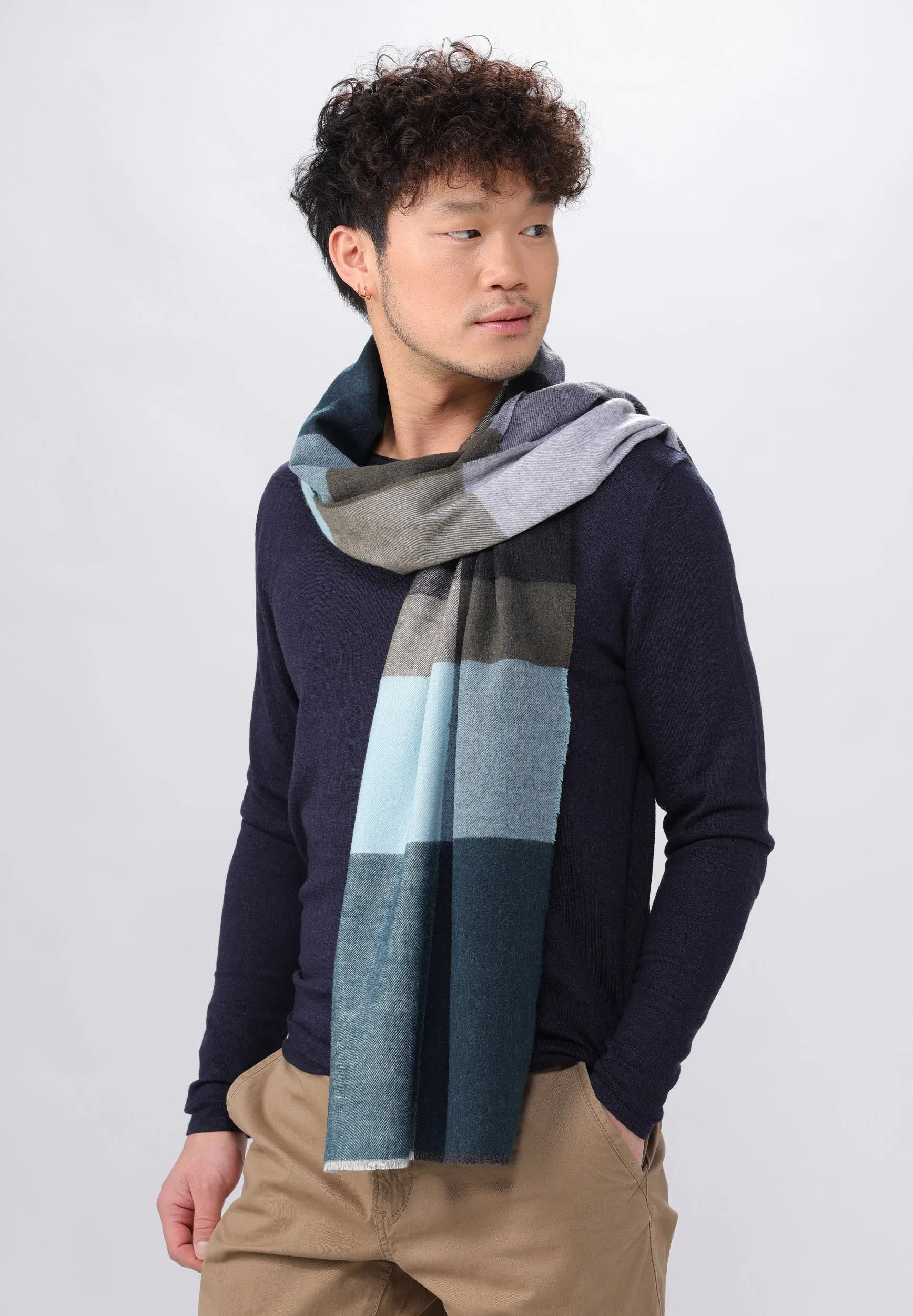 Bold Stripe Recycled Poly Scarf