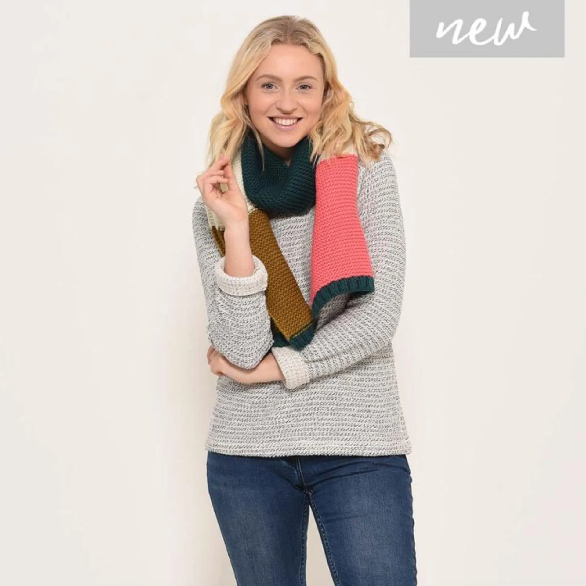 Brakeburn Colour Block Scarf- SALE -