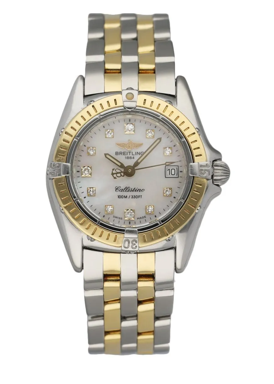 Breitling Callistino D72345 Diamond Dial Ladies Watch