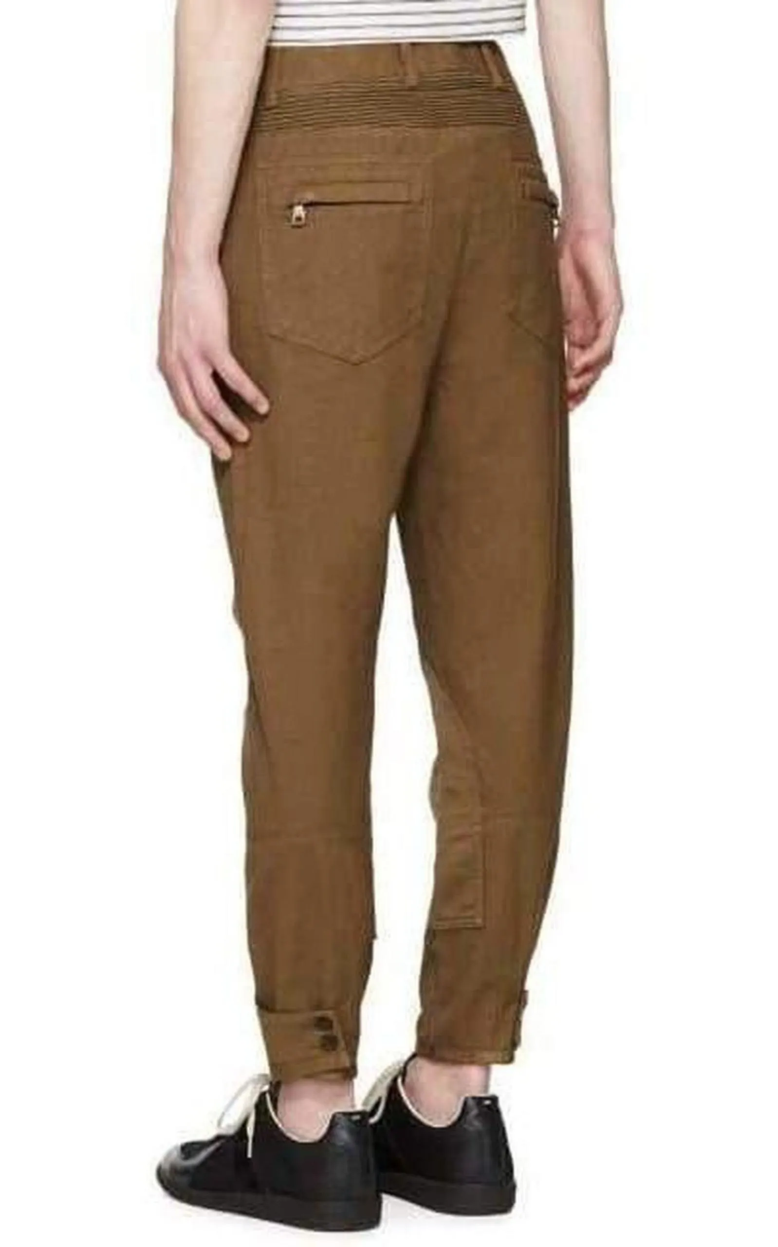 Brown Cropped Trousers