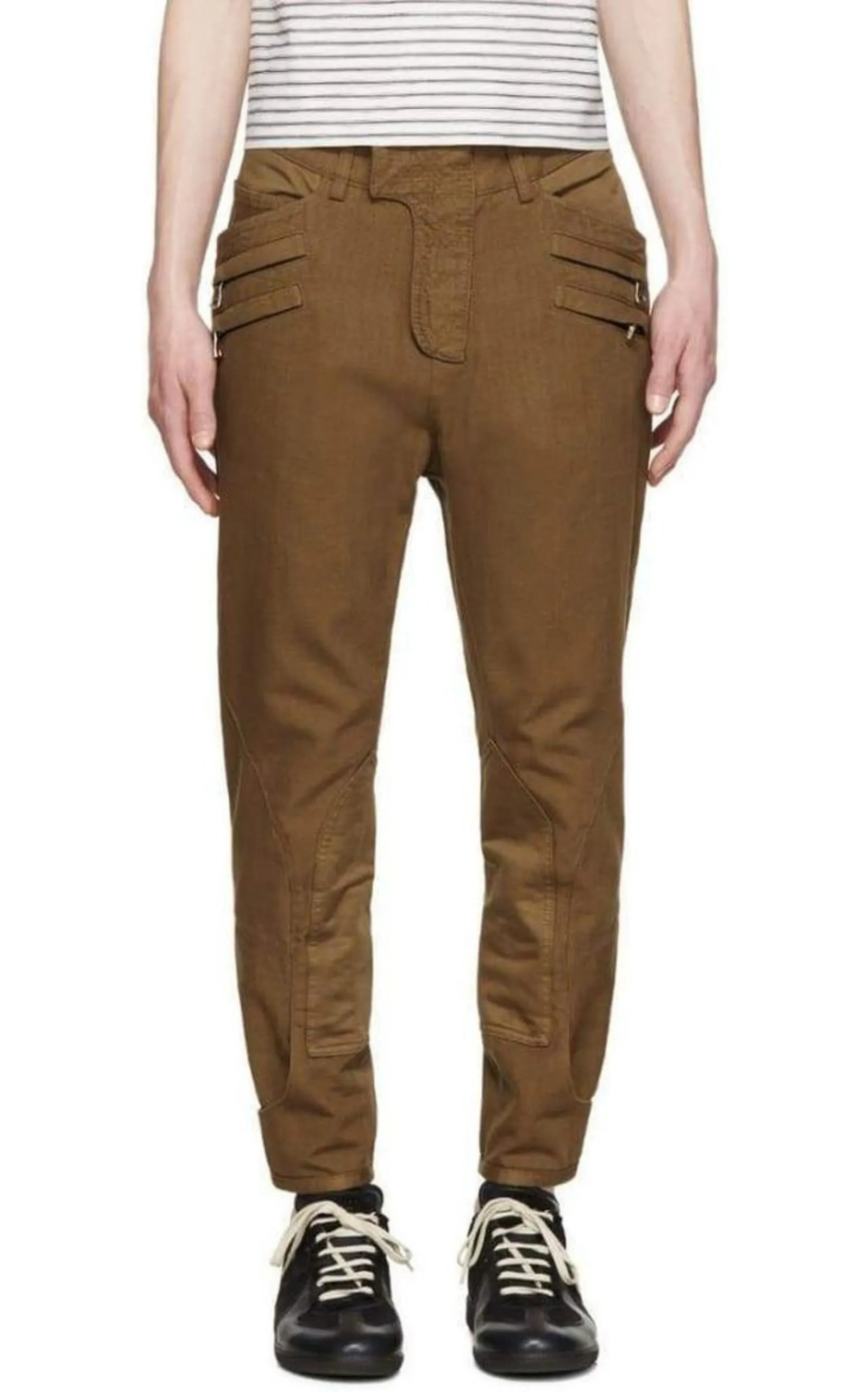 Brown Cropped Trousers