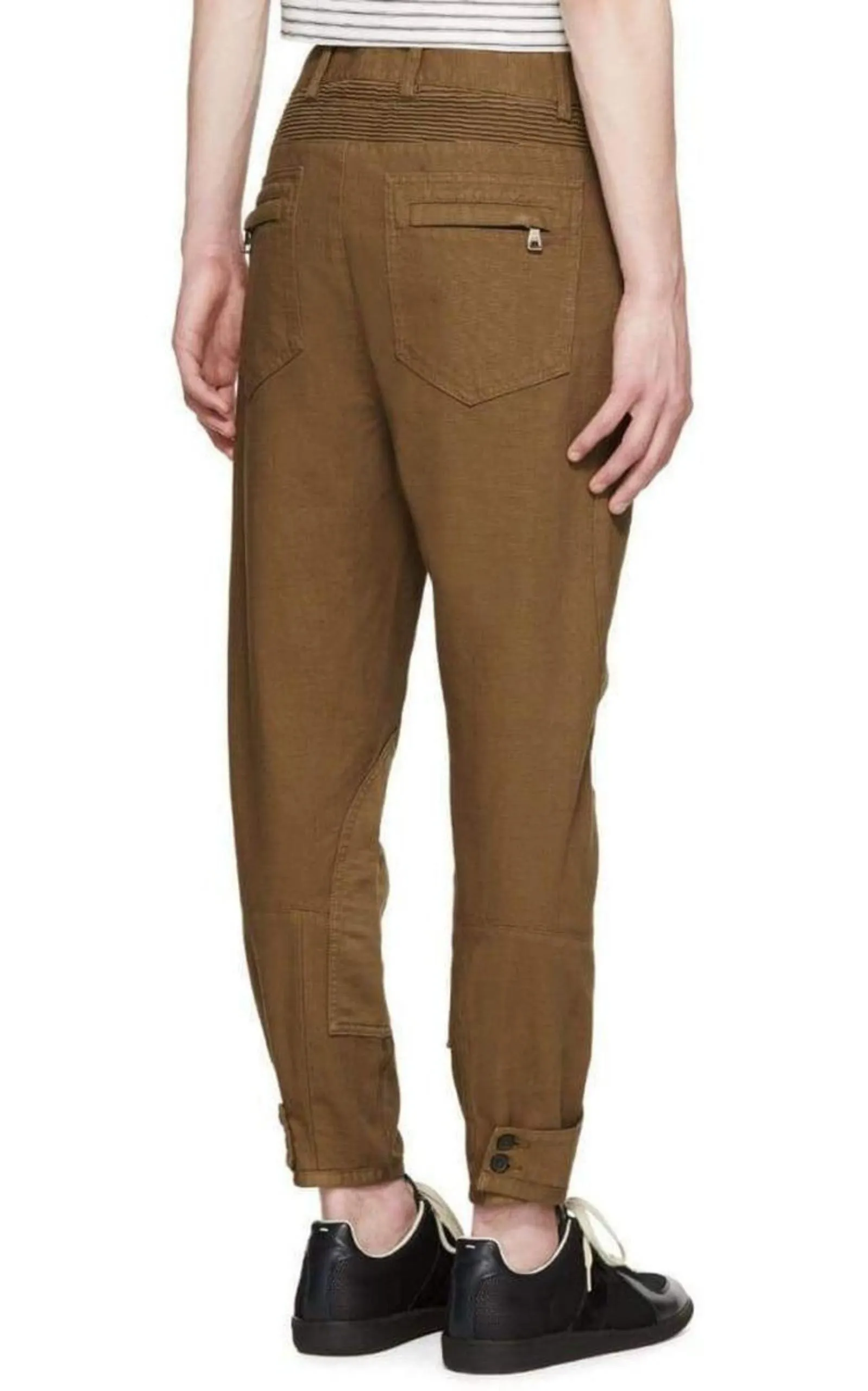 Brown Cropped Trousers