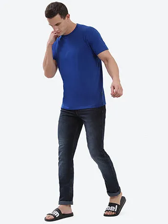 Cam Men's Blue T-shirt