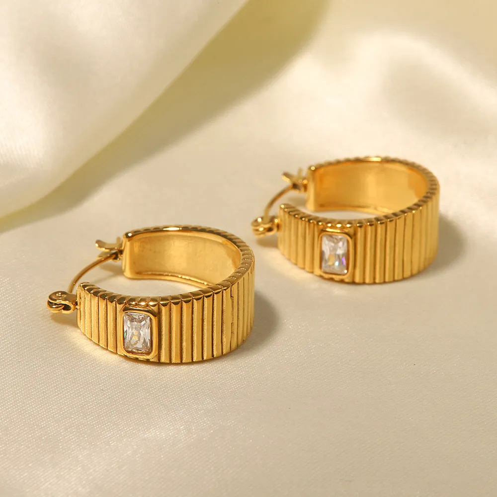 Carole Gold Hoop Earrings