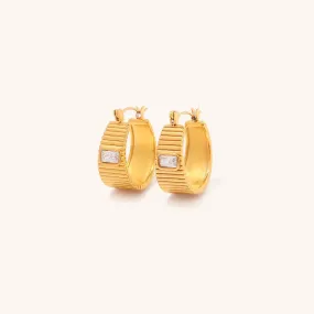 Carole Gold Hoop Earrings