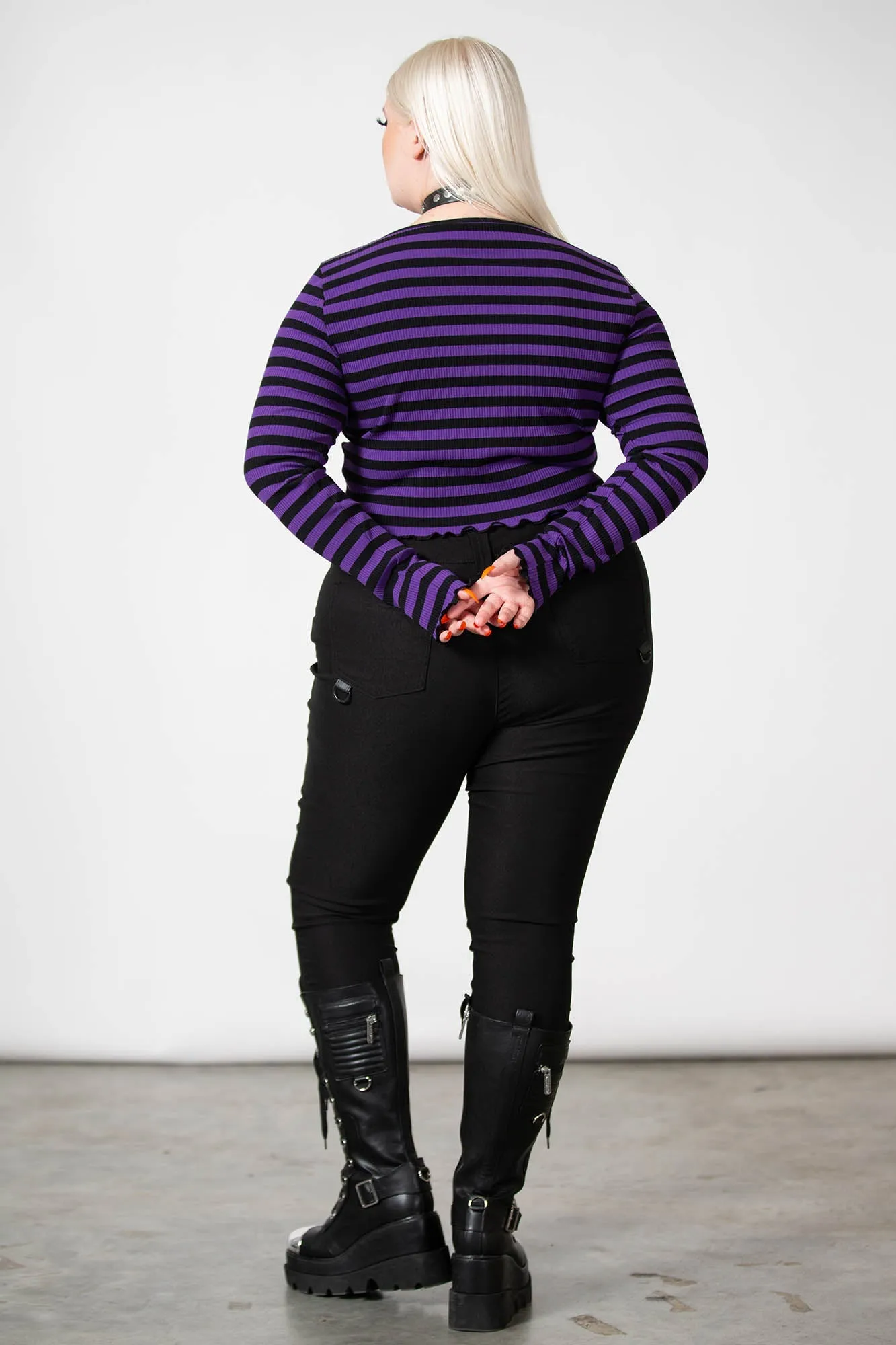 Chimera Long Sleeve Top [PURPLE] [PLUS]