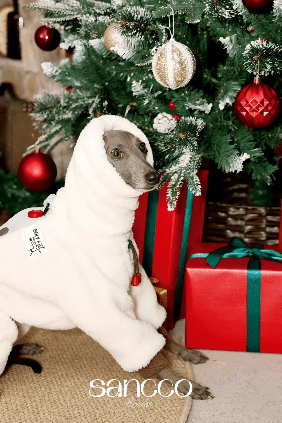 Christmas Limited Edition - Fleece Dog Jumpsuit