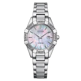 Citizen Silhouette 28mm Mother Of Pearl Quartz Ladies Watch