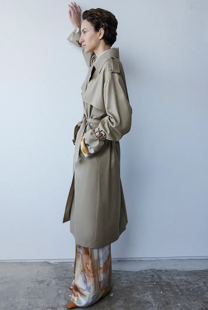 Classic Belted Trench Coat