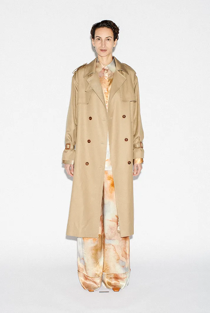 Classic Belted Trench Coat