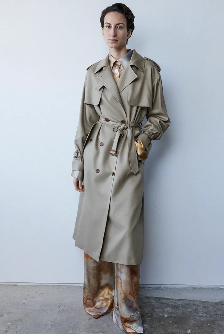 Classic Belted Trench Coat