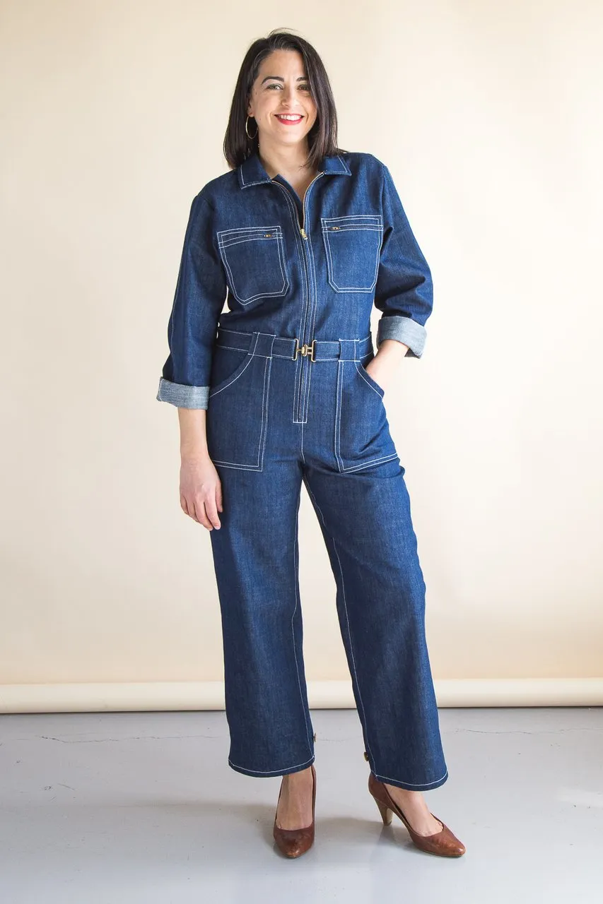 Closet Core - Blanca Flight Suit Sewing Pattern