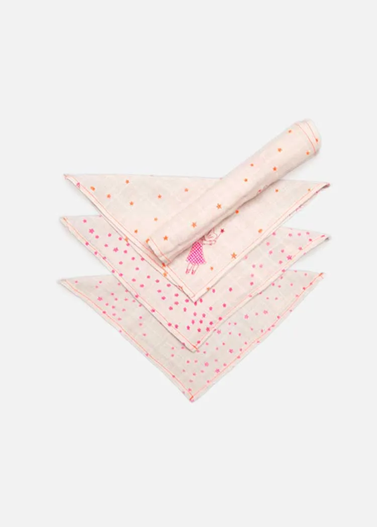 Cloth Baby Wipe - Fairy Stars