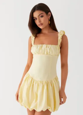 Clove Mini Dress - Yellow