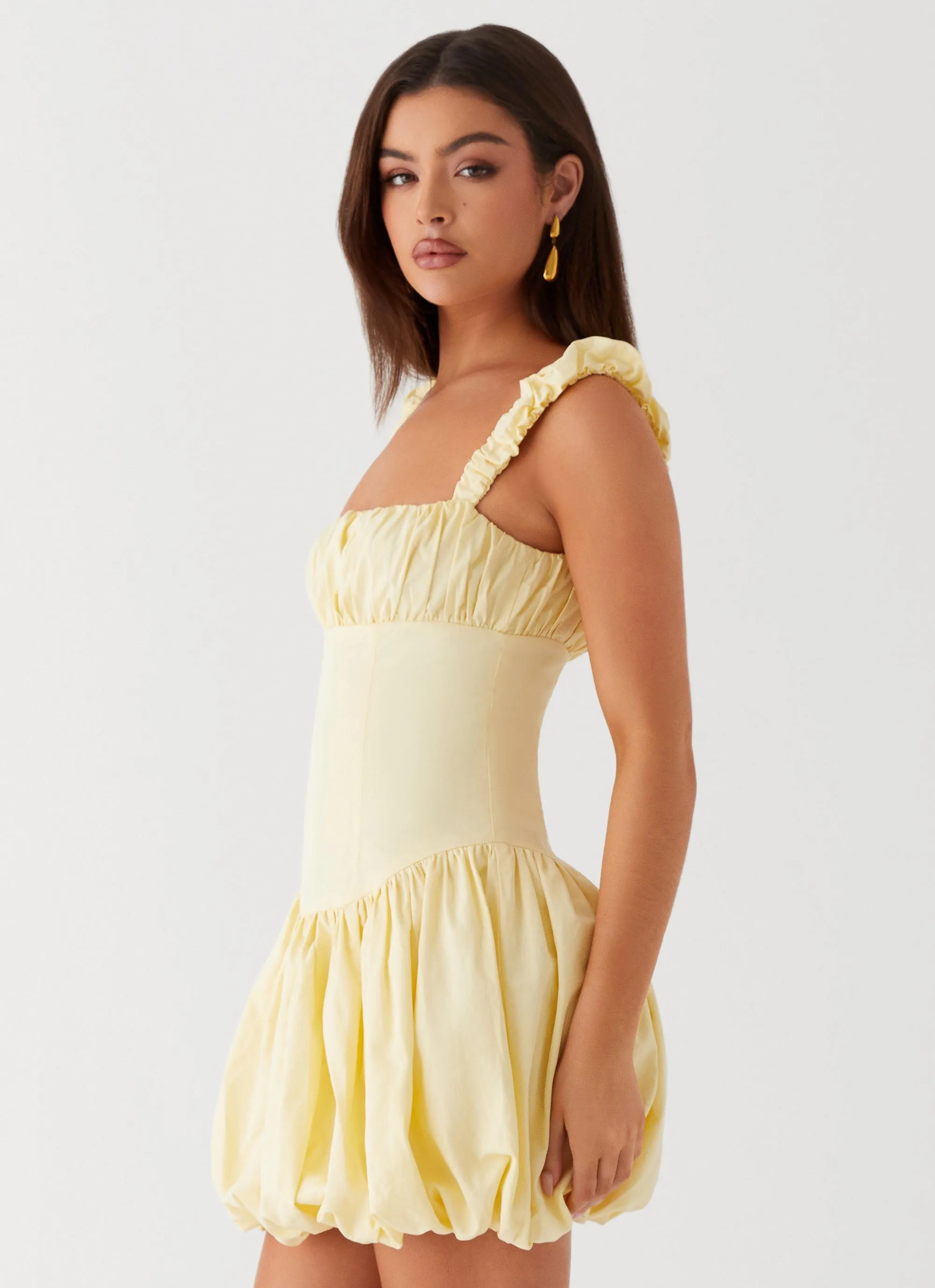 Clove Mini Dress - Yellow