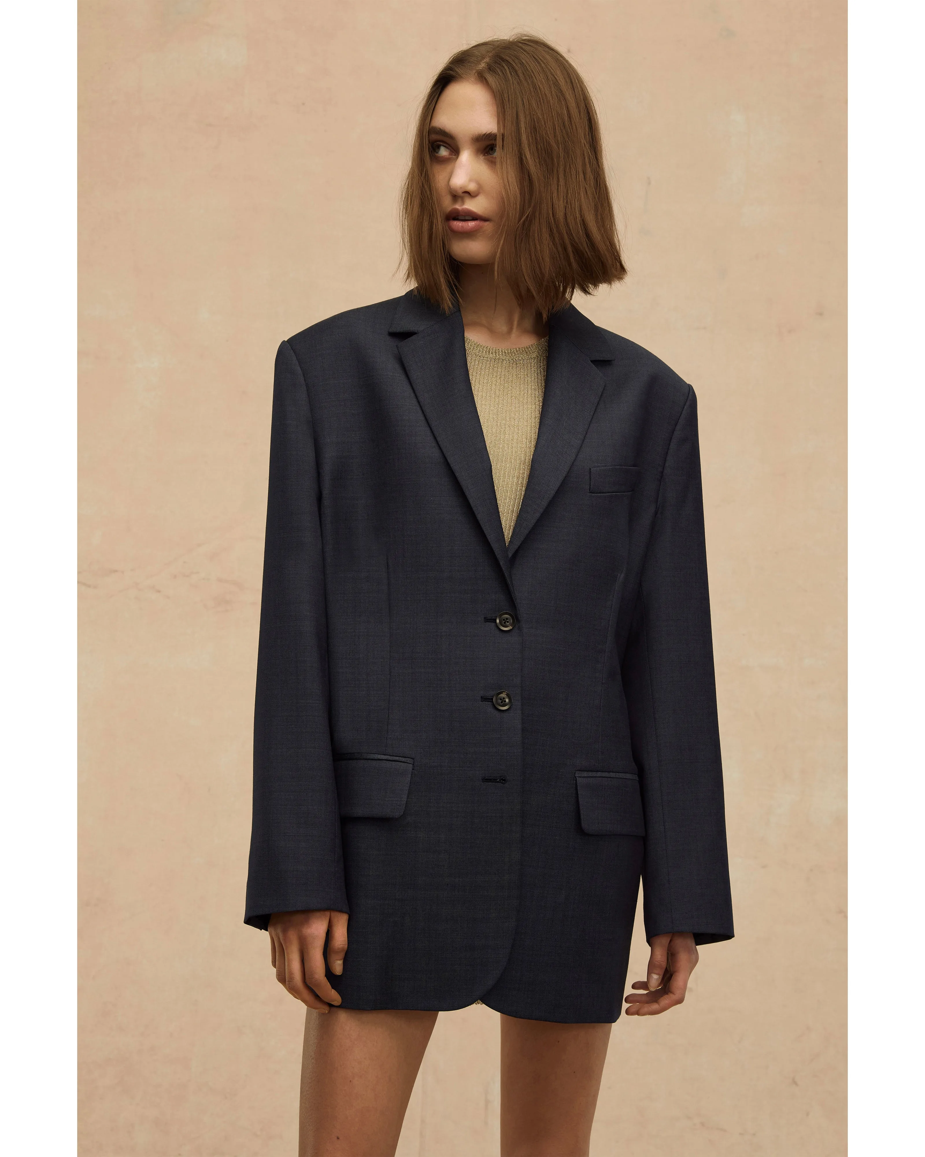 Cohen Boyfriend Wool Blazer Dress