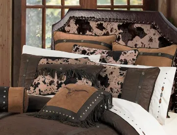 Cowgirl Kim Caldwell Faux Tooled Leather Comforter Set